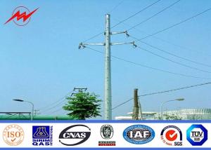 Wholesale Low Voltage Overhead Tubular Power Galvanized Steel Pole For 132KV Electric Transmission Line from china suppliers