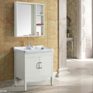 Wholesale Modern Alunimun Bathroom Vanity/ all aluminum bathroom cabinet/Mirror Cabinet /DB-8119A 800X460mm from china suppliers