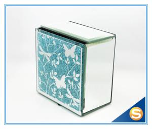 Wholesale Butterfly Design Mirror Glass Jewelry Box Wedding Favor Collective from china suppliers