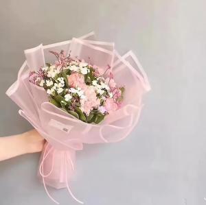 Wholesale Waterproof Transparent Matte Non Woven Tissue Flowers Wrapping Paper For Bouquet from china suppliers
