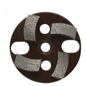 China 100mm 4 Bar Diamond Grinding Tools Blocks 3 Inch 4 Inch For Concrete Floor on sale