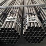 High Frequency Black Welded Steel Pipe Anti Rust Painting For Water / Oil Field