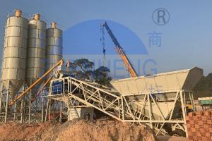 Wholesale Mobile Cement Concrete Batching Plant / Concrete Batch Mix Plant /Heavy Weight Hzs50 Concrete Batching Plant from china suppliers