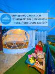 Factory Sale Luxury Roof Glamping Pvc Eco Geodesic Dome Hotel Tent Glamping