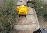 DEVC-203 RC Fishing Bait Boat Yellow ABS Plastic Wave Resistance