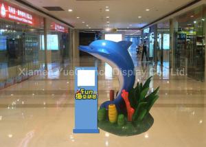 Wholesale Indoor Life Size Fiberglass Animals , Fiberglass Dolphin Sculpture Jumping Shape from china suppliers