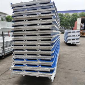 Wholesale fast installation waterproof eps prefabricated house roof panel 1050-50-0.376mm from china suppliers