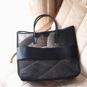 Wholesale promotional Clothes Toys Carry All Sand Away Beach Bag Mesh Tote Bag from china suppliers