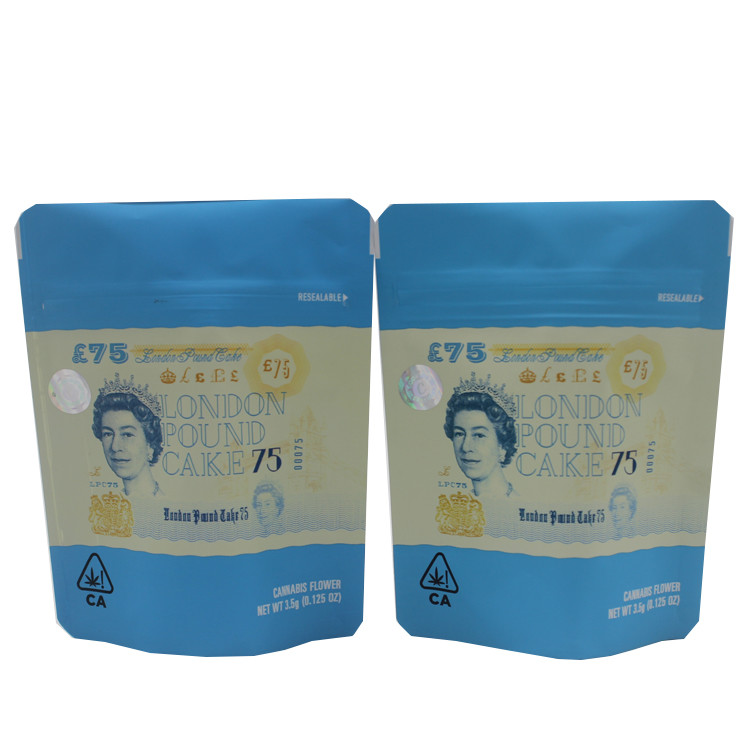 Heat Sealing Aluminum Foil Mylar Bag Custom Printed Logo ziplockk Mylar Bags
