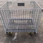 600kg Warehouse Storage Cages With Wheels For Supermarket Odm