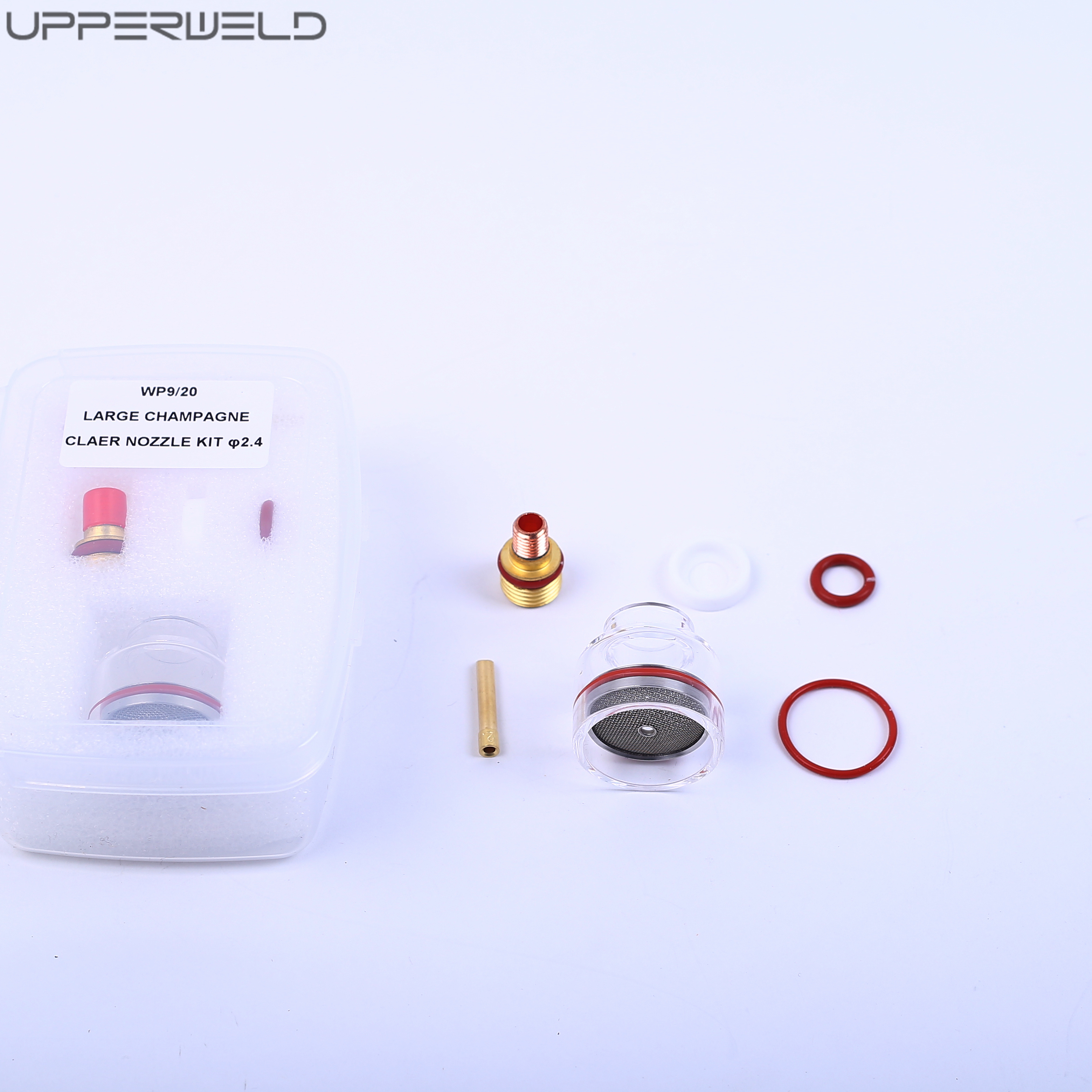 WP-17/18/26 Stubby Gas Lens 10 Pyrex Glass Cup Tig Welding Torch Kit for TIG Accessories