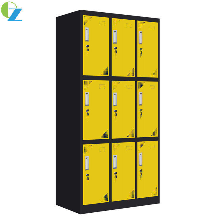 Knocked Down Cam lock Metal Locker cabinet Colorful 1850mm Height