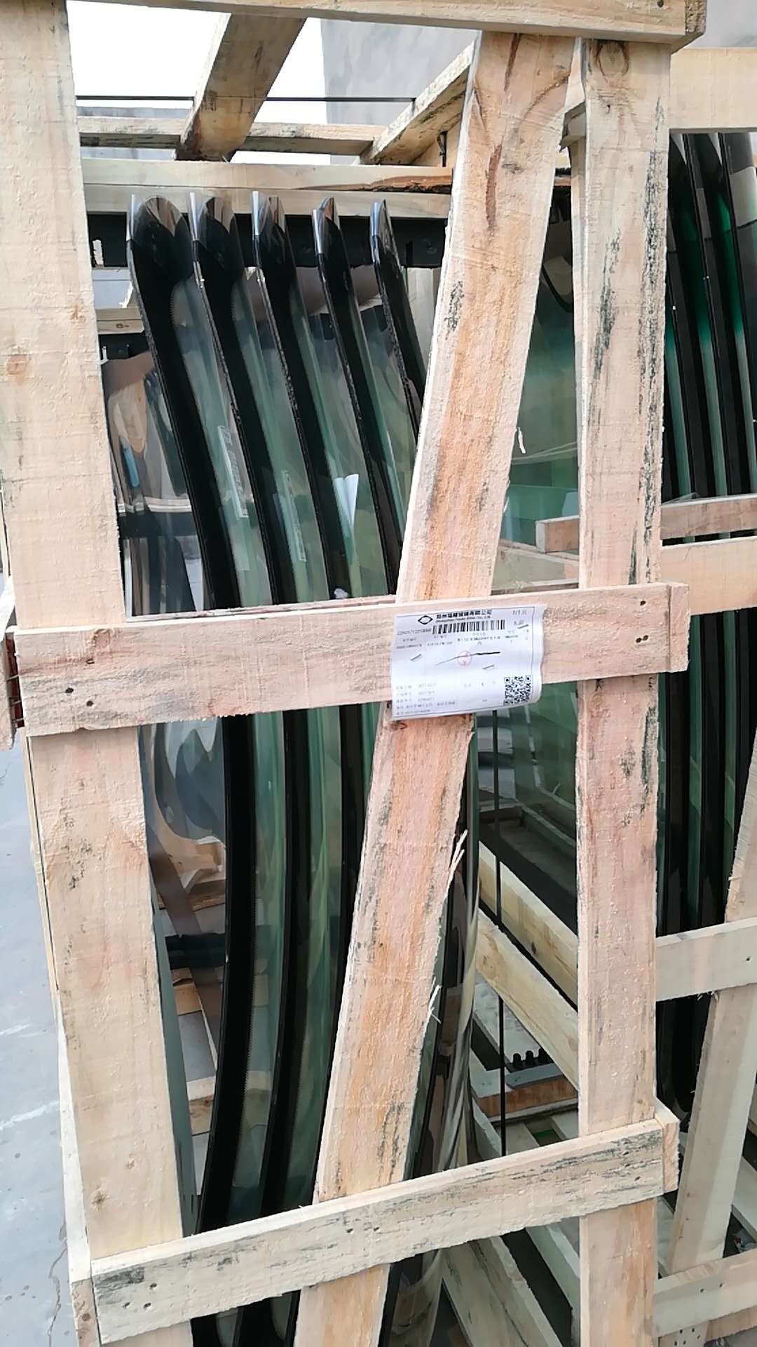 High Standard Bus Glass Replacement , Bus Windscreen Glass Impact Resistance