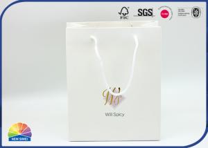 Wholesale Eco Friendly 4C Print Customized Size Paper Gift Bag With Nylon Handle from china suppliers