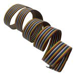 Flat Rainbow Electric Cable FEP High Temperature 150℃ OEM