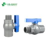 Low Temperature PVC/CPVC/UPVC Ball Valve ABS Handle BS Standard Male/Female