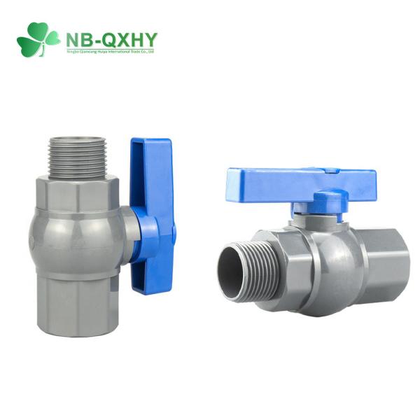 Plastic Supplies PVC Ball Valve with UV Protection and Male Female Connection in