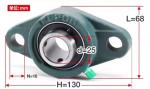 Cast Steel Spherical Roller Bearings Heavy Duty Pillow Block Bearings HRC58-62