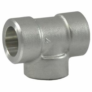 Wholesale 2000lb Socket Weld Tee B16.11 3/4&quot; Npt Stainless Steel Forged Fittings from china suppliers
