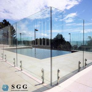 Wholesale glass pool fencing australia standard (5mm,6mm,8mm,10mm,12mm,15mm,19mm) from china suppliers