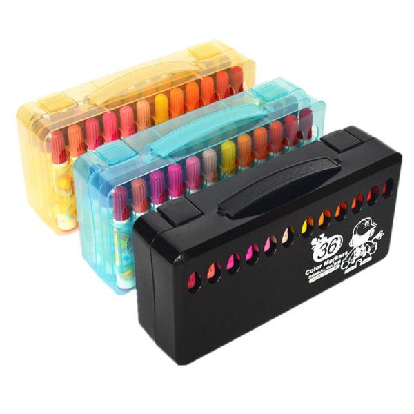 36 Colors Non-toxic Art Marker Set for Kids Watercolor Creative Stationery