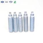 Column End Custom Fasteners Screw Hexagonal Carbon Steel Screw Blue Zinc