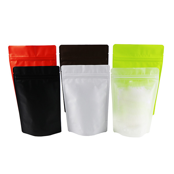 Custom printed nut food/pet packaging plastic/kraft paper bag with zipper top stand up pouch