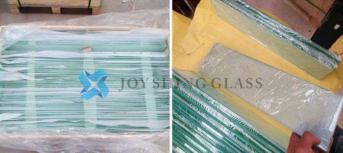 Clear Acid Etched Louver Glass