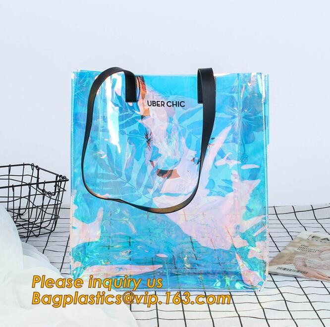 Holographic Zipper Slider Zip Lock Bubble Bag,Cosmetic Zipper Bag/Rose Gold Slider Bubble Bag with Logo,Slider Bubble Zi