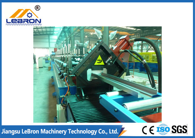 Accuracy Profile Door Frame Roll Forming Machine 14-18 Roller Hydraulic Mould Cutting