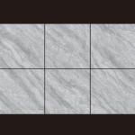 Water Cloud Grey Porcelain Tile 9.5mm Thick Subtle Grey Hues Frost Resistant