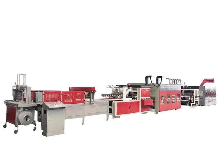1200mm Corrugated Carton Box Printing Glue Box Printer Slotter Rotary Die Cutter