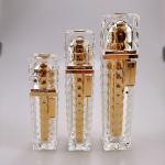 OEM/ODM Skin Care Acrylic Set 40ml/60ml/100ml Lotion Bottle and 30g/50g Cream