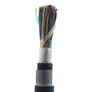 Wholesale 50 100 400 2400 Pair Cat3 Steel Wire Armoured Outdoor Air Core/ Jelly Filled Telephone Cable from china suppliers