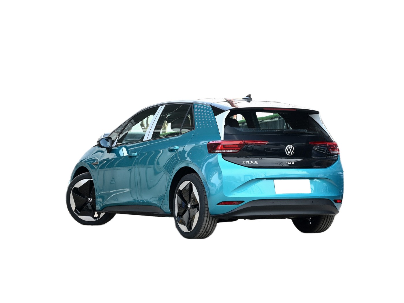 The cheapest adult high-speed SUV VW ID3, white, gray and green, has a range of 450km in stock
