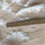 White Stretch Embroidered Mesh Lace Fabric By The Yard For Wedding Dress /