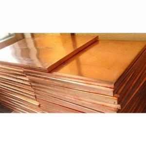 Wholesale 4x8 Pure Copper Plate Sheet 0.5mm 2mm 1mm 5mm 10mm Thick 99% C10100 C10200 C10300 from china suppliers