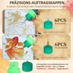 Top Modellbau Fein Detail Malpinsel Pinsel Set Acryl- und Ölfarben
