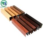 Environmental Friendly Linear Suspended Metal Ceiling 0.8mm White Aluminum