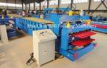 PPGI Steel Two Layer Corrugated Roof Sheeting Machine