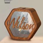 Customized wooden wedding decoration greeting card collection box