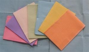Wholesale Dental Clinic Paper Aprons Disposable Bib 13&quot;X18&quot; Single Use Multi Color Available from china suppliers
