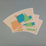 Waterproof Food Grade Single Face Corrugated Paper Roll PE Coated Cup Stock 160