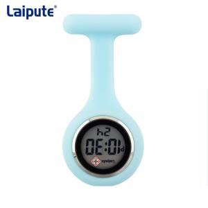 Wholesale Pin Buckle Digital Fob Watch Electronic Display Skin Friendly Silicone Nurse Watch from china suppliers