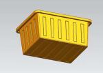 No Leakage 800 Liters Plastic Moulded Box No Welding
