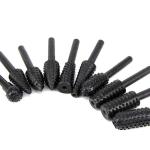 6PC Carbide Woodworking Rotary Rasp File Set for Face Milling Cutter Electric