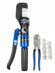 Multicolor Hydraulic Battery Lug Crimper , Hydraulic Battery Cable Wire Crimping
