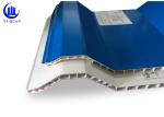 Insulation Hollow Twin Wall Plastic Roofing Sheets Corrosion Resistance