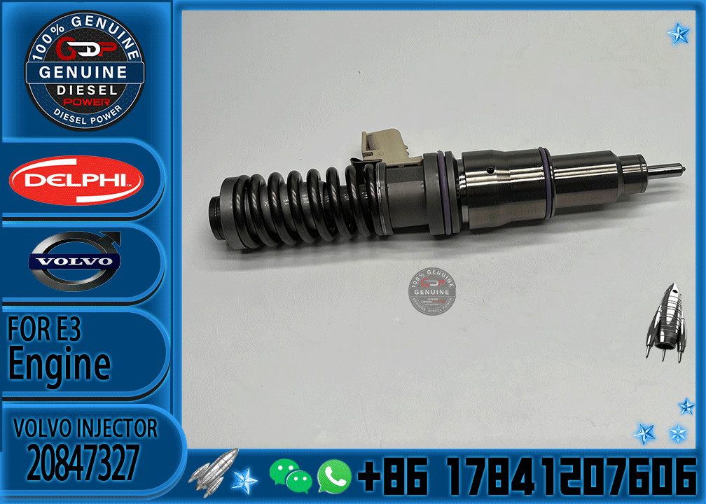 Fuel Injector 20847327 20584346 85000498 7420972224 20972224 7421340612 9021371673 85003264 for Excavator