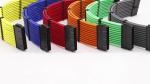 PSU Cable Extension Male To Female Sleeved Cable Extension Kit 18AWG 30cm For